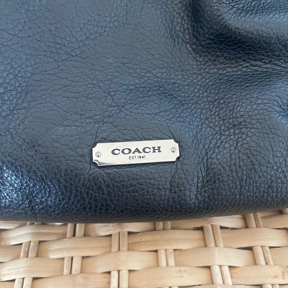 Vintage Black Coach Satchel - Picture 2 of 6